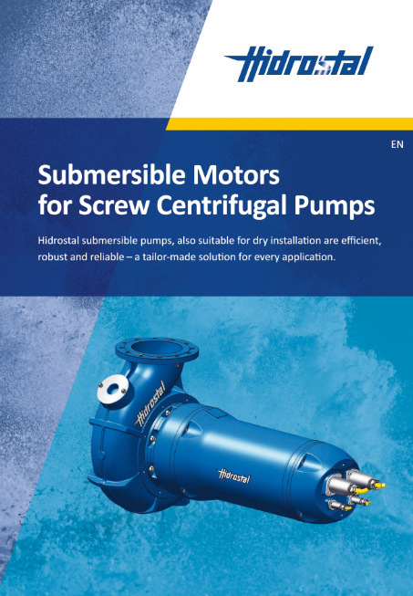 Submersible Motors for Screw Centrifugal Pumps